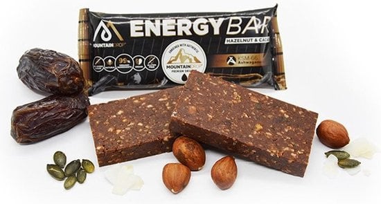 Mountaindrop Energy Bar - + Shilajit and Ashwagandha KSM-66